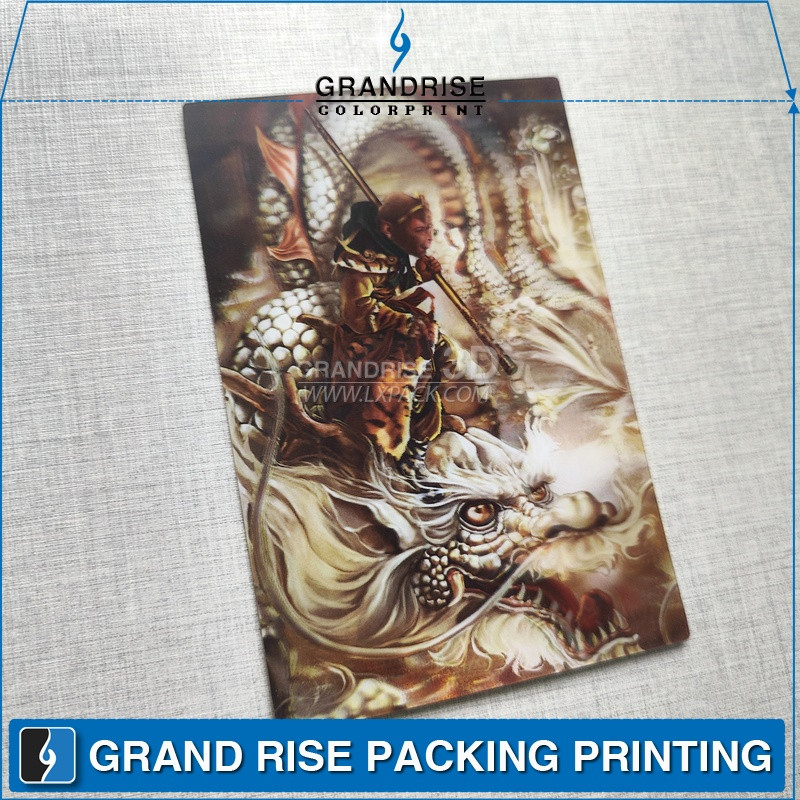 Monkey King with Dragon King 3D Lenticular Postcard