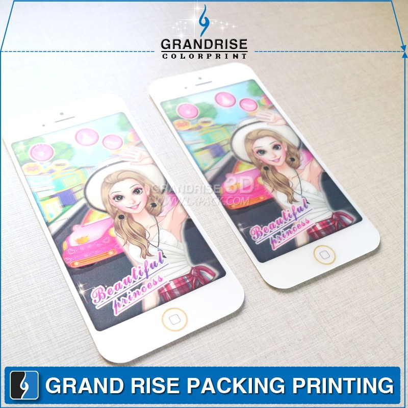 3D Stereo Lenticular Mobile Phone Toy Stickers