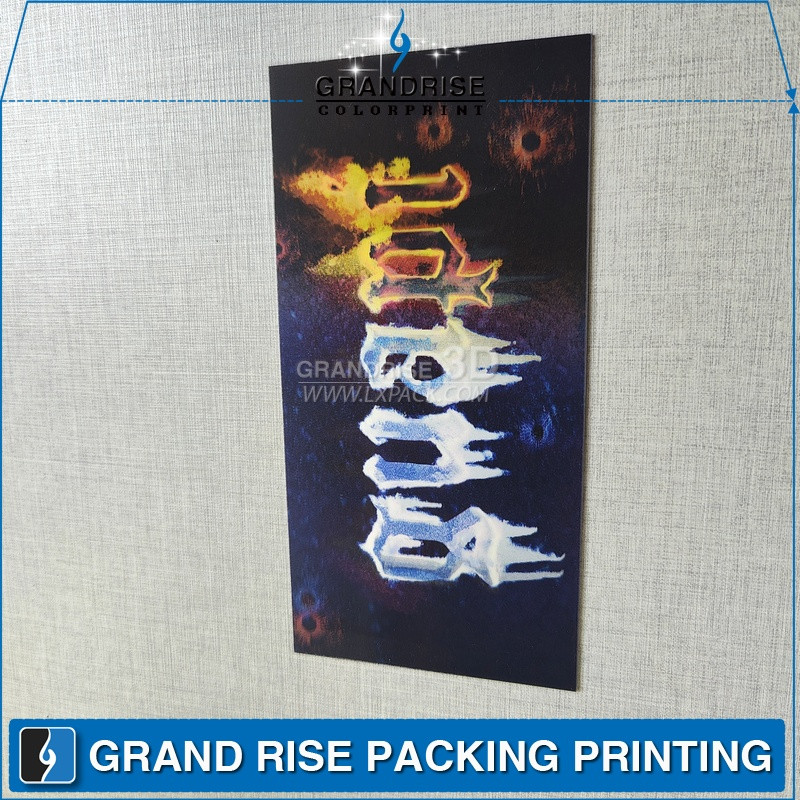 Ice and Fire Theme Series Flip Lenticular Tag for Clothes