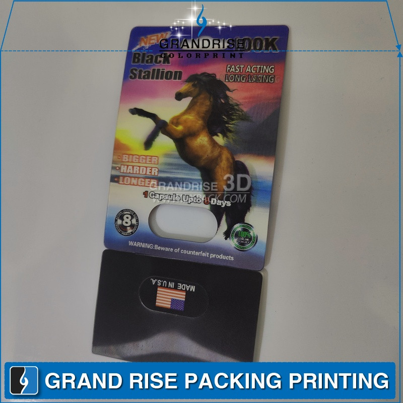 3D poster Lenticular Tag for Packaging